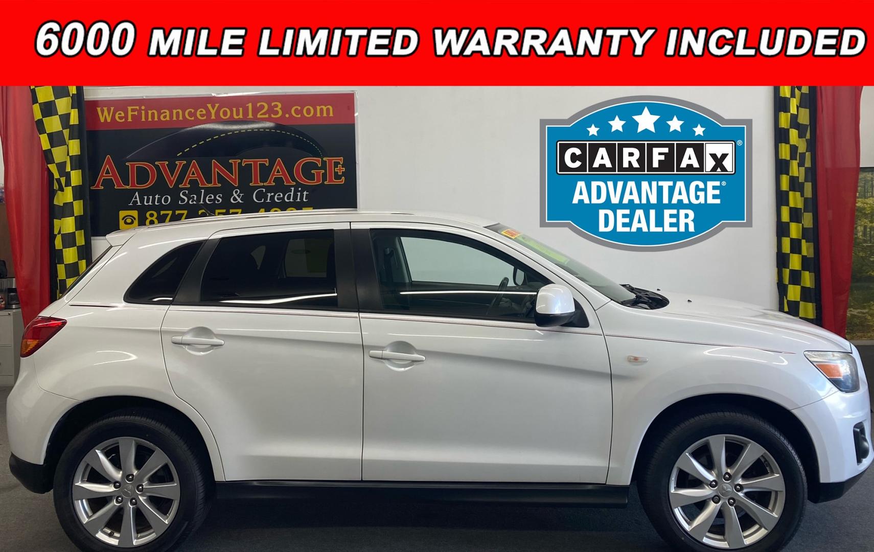 2015 WHITE /Gray Mitsubishi Outlander Sport (4A4AR3AUXFE) , located at 533 S West End Blvd., Quakertown, PA, 18951, (877) 257-4995, 40.343994, -75.303604 - Photo#0